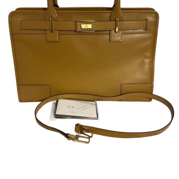 Gucci Kelly Brown Leather Handbag - Picture 3 of 15